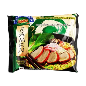 MAMA Thai Instant Noodles - 2 Pack Duck Flavor, Non-Fried, 60g Each | Authentic Thai Taste