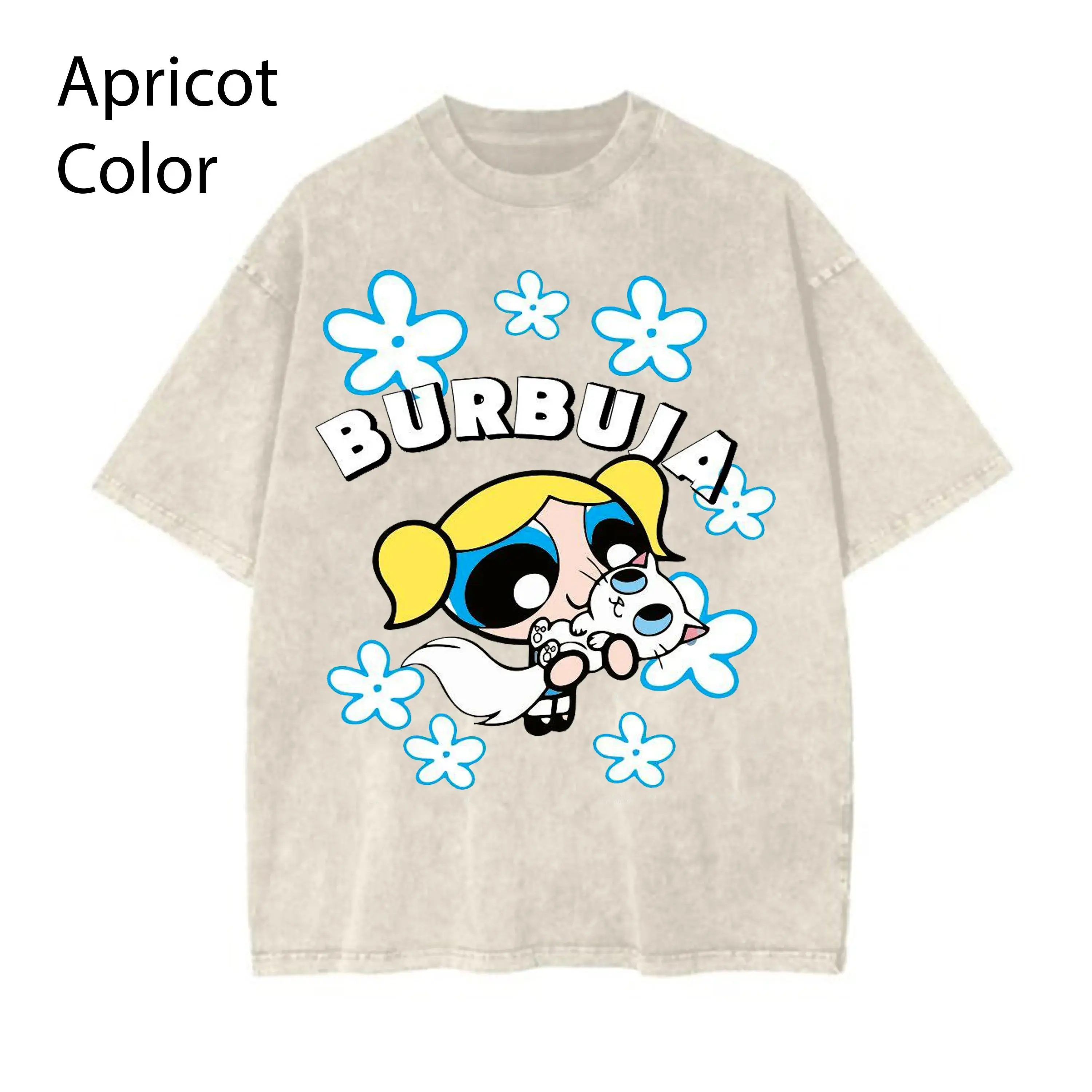 Burbuja #Powerpuff Girls Cute T-Shirt, Y2K #Powerpuf Fitness, Workout Shirt, Bodybuilding Shirt, Pump Cover Gym Tee for Men Women, Youth & Adult