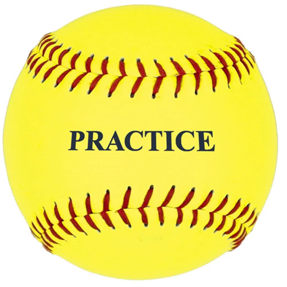 11-Inch Yellow Softball with Cor Compression Cover - High Quality Training Ball for Slowpitch and Fastpitch Practice