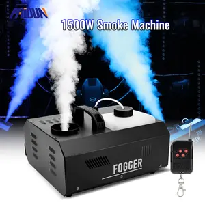 PAIDUN 1500W Smoke Fog Machine Vertical Spray Fogger Stage Effect DMX512 Line & Remote Controller