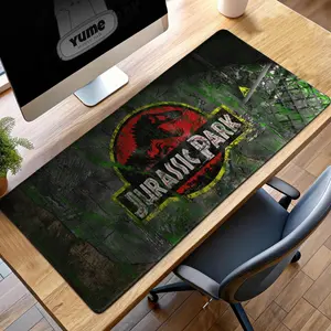 Jurassic Park Desk Mat: Retro Movie Gaming Mousepad, Anime Mouse Pad, Desk Mat, pc accessories.