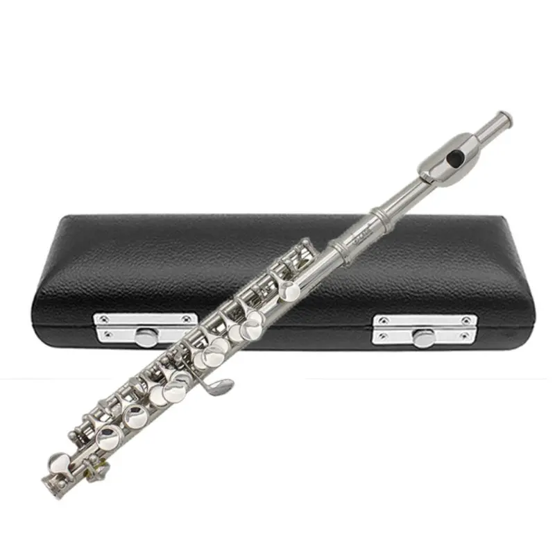SLADE Piccolo C Key Musical Instrument 16 Holes Portable Short Flute Type Piccolo Beginner Friendly for Students & Professionals