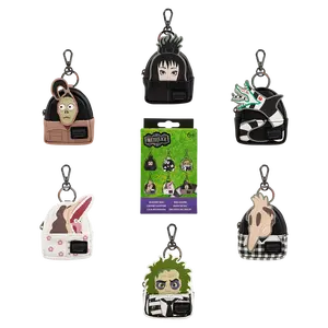 Beetlejuice Exclusive Cosplay Mystery Mini Backpack Keychain Charm