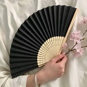 Classic Simple Personalized Hand Fan, Bamboo Folding Fan, Party Wedding Gift Hand Fan, Elegant Design, Perfect for Special Occasions