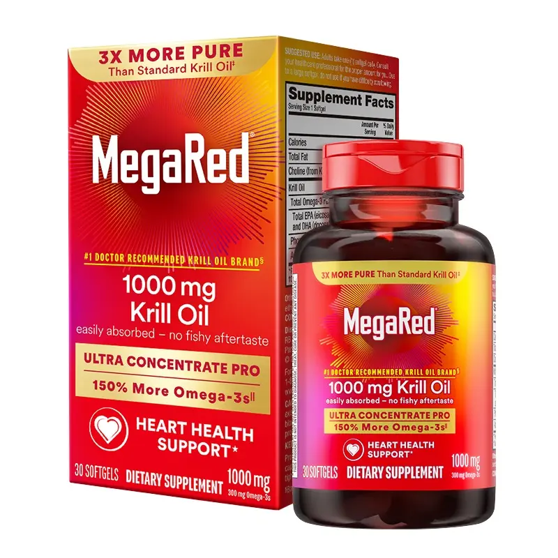 MegaRed Omega-3 Krill Oil Ultra Concentrate Pro 1000mg 30ct