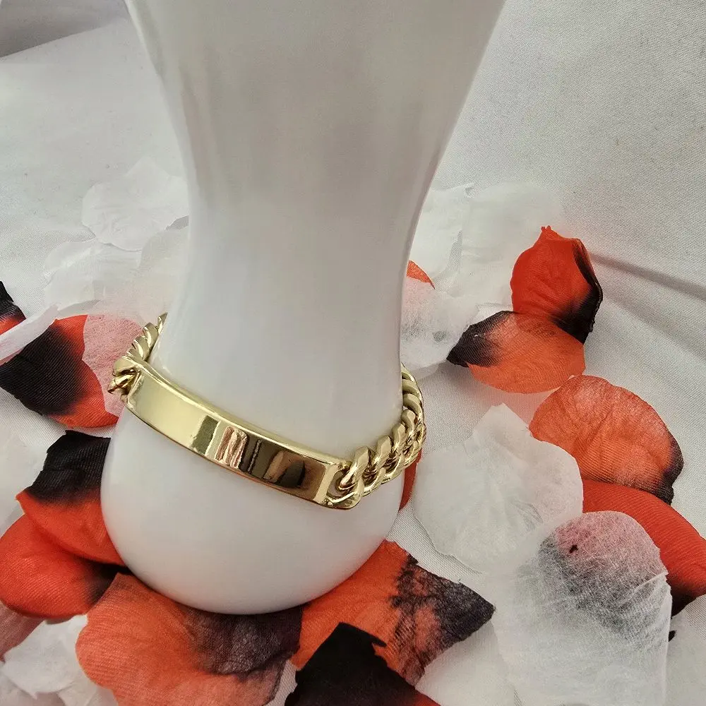 Manilla para hombre oro laminado de 14k