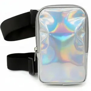 Silver HoloGlam Carnival Thigh Bag
