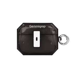 Gemmispop One-Press AirPods Case / AirPods Pro 3/2 Series Tech Fashion / Secure Magnetic  Lock / Crystal-Clear Shell / Anti-Yellow TPU / One-Press Open / Wireless Charging Ready /  Shockproof Build / Custom Hardware / LED Visible Design /
