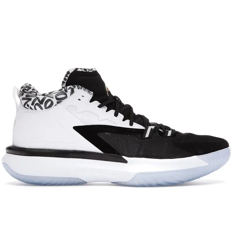 Jordan Men's Zion 1 Black White Basketball Shoes, from StockX