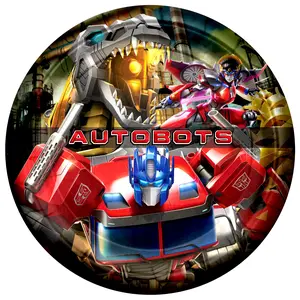Transformers Plates 7in - Transformers Party Supplies
