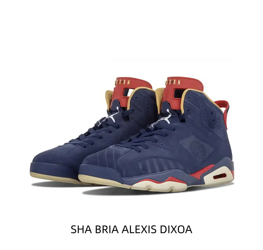 High-Top Sneakers With A Deep Navy Suede Upper, Bold Red Accents On The Tongue And Heel, And A Luxurious Gold Lining — Perfect For Collectors Who Appreciate Meaningful Designs With Hidden Details Like Chemotherapy Date Markings And Inspirational Quotes