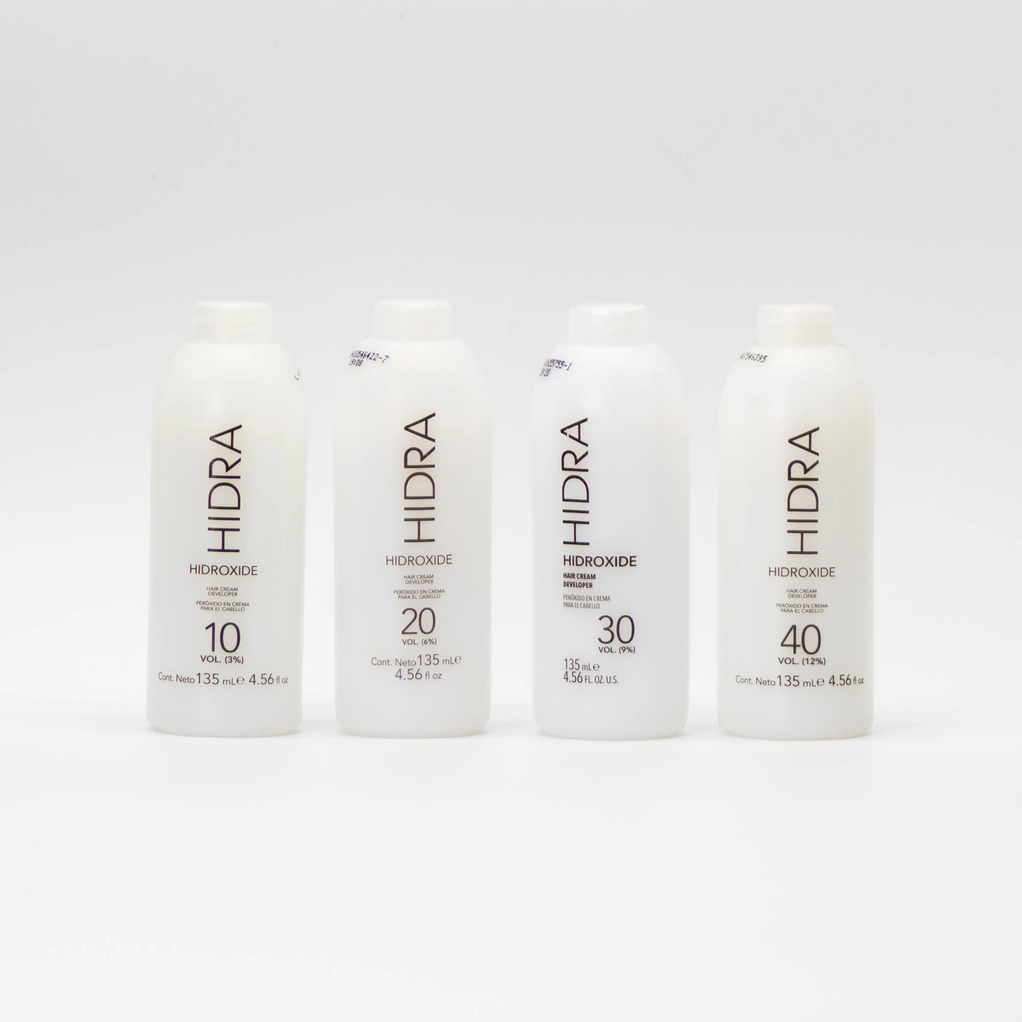 Hidra Color Cream Peroxide, 4.5 Fl Oz, Professional Haircare Product for Hair Dyeing