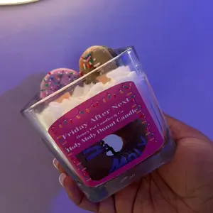 Holy Moly Donut Candle