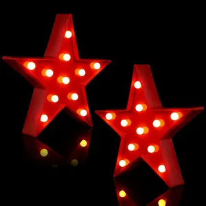 2 count  Plastic Night Light  Operated LED Marquee Light  Sign Room Wall Lamp for Movie Night Supplies Carpet Party Decorations Christmas Theater(Red)