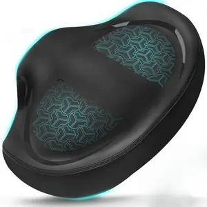 Noseless Bike Seat Cushion for Men & Women | Extra Padding Wide Comfortable Saddle for Peloton, Exercise & Cruiser Bikes