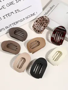 8-piece flat claw clip, matte large duck claw clip, Ponytail claw clip, strong fixing, suitable for women, thick hair, daily and formal occasions, durable, unisex claw clip, Duck bill hair clips