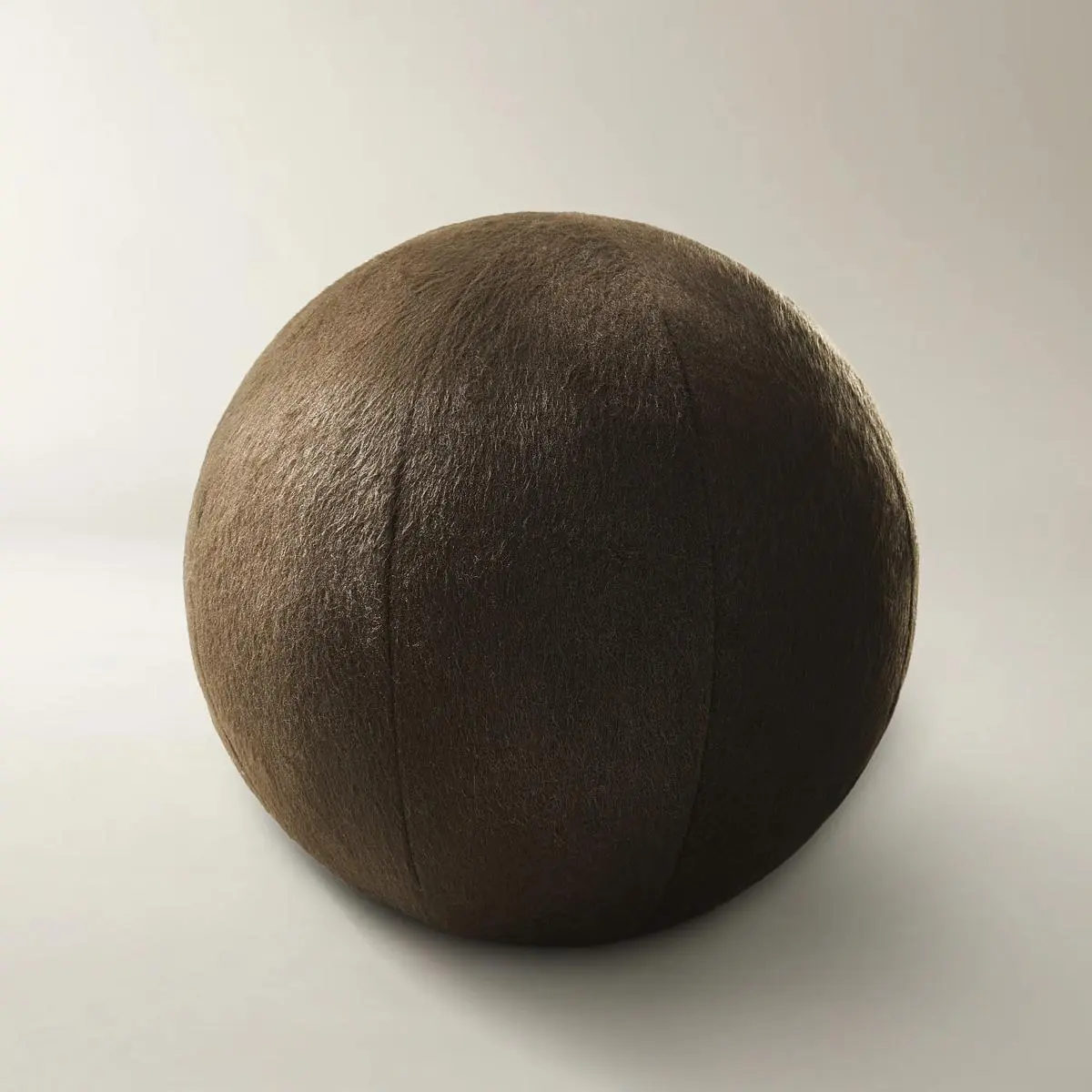 Z Gallerie Maeve Felted Wool Ball Pillow, 12" Chocolate Soft Home Decor, Removable Cushion, Ball Standard Pillow, Ball Standard Pillows