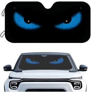 Premium Foil Windshield Sun Shade: Reflective Heat Insulation & UV Blocker | Universal Foldable Auto Visor Keeps Cool Reusable Window summervibes Durable Car shade