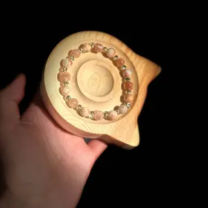 Summer fire quartz howlite trio bracelet set