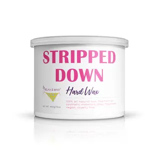 Hard Wax 16oz - 100% All Natural, Non-Sticky, No Residue, Vegan, Cruelty-Free Hair Removal Wax