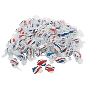 Patriotic Red White Blue Peppermint Candy Bulk 2 Lb - 172 Individually Wrapped Mints for 4th of July Party Favors | Memorial Day Veterans Day USA Celebrations | Kosher Certified Treats