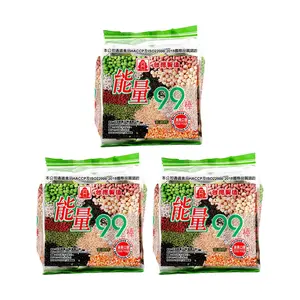 Pei Tien Energy 99 Bar - Egg Yolk Cream Filled, Non-Fried, 180g (3 Packs) - Taiwan Snack, Healthy Treat