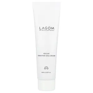 LAGOM Cellus Sensitive CICA Cream, 2.02 fl oz (60 ml)