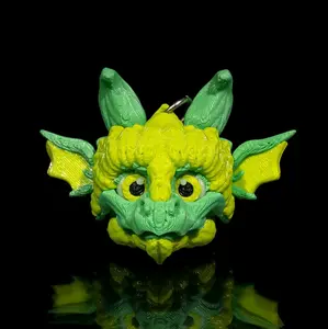 Heart of the Forest Dragon Head Keychain - Durable perfect gift keychains