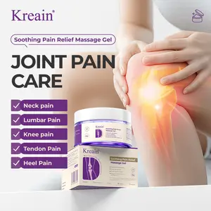 Kreain 3【Free Quantity Matches Your Purchase!】 Rapid Relief Muscle Therapy Gel – Soothes knees effortlessbeauty, lumbar, neck, hands, and feet; contains boswellia, glucosamine, and collagen