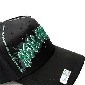 Premium high quality Hat N. y logo verde