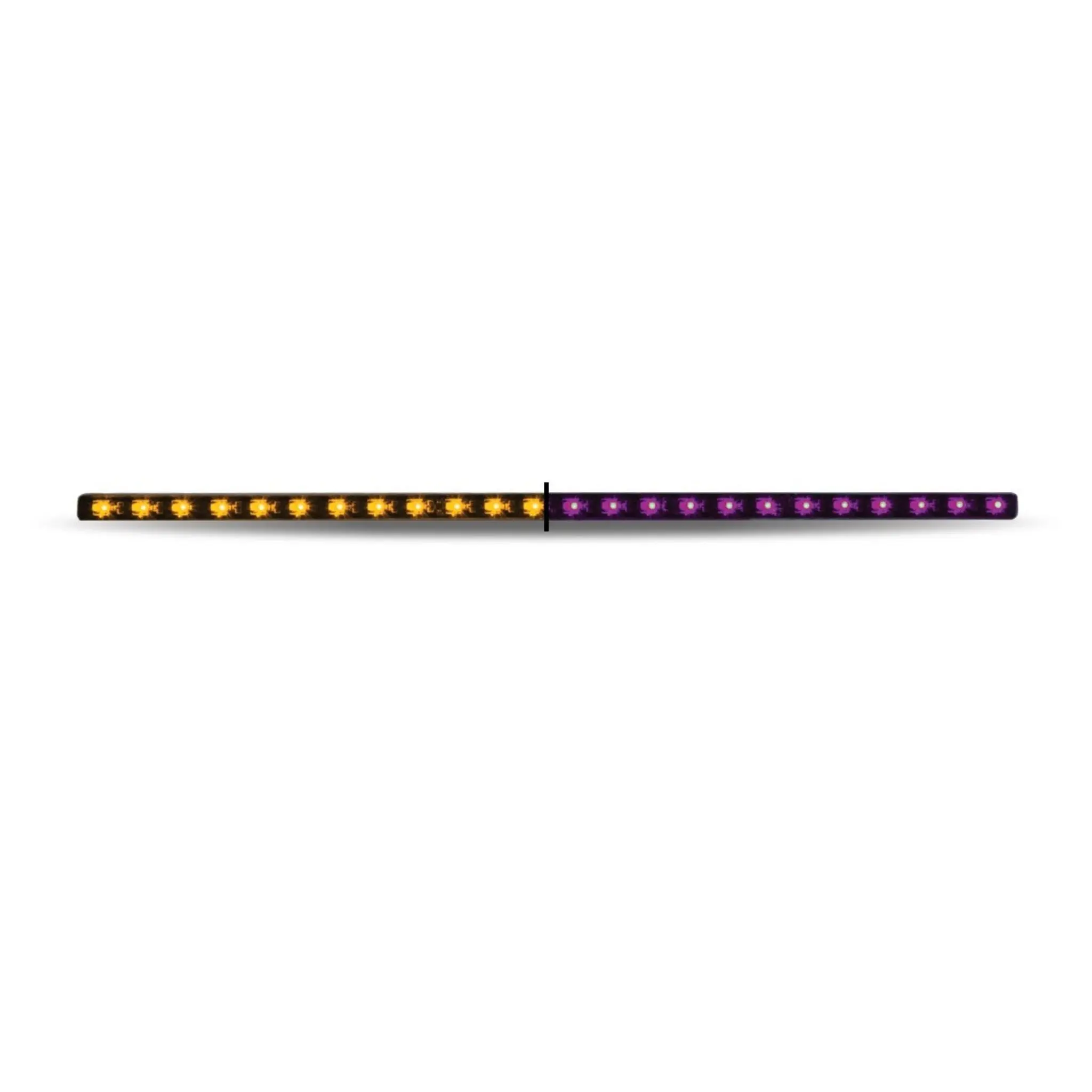 Trux Accessories 17 in Dual-Color LED Strip Light - 24 Diodes, Outdoor Polycarbonate Strips, Automotive Auxiliary Lighting