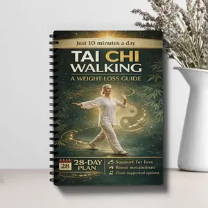 Tai Chi Walking Weight Loss Method: A 28-Day Gradual Plan Suitable for Seniors(Gentle Daily Walking/Joint-Friendly/Low-Impact Exercise/Chair-Assisted Walking/Indoor And Outdoor Options) Improves Balance And Stability