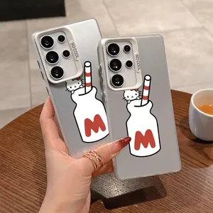 New Fashion Hello Kittys Cute Phone Case Suitable for Samsung Galaxy S26 S25 S24 A37 A57 A17 A07 A56 A26 A36 A55 A35 A06 A16 A05 A14 A24 A34 A54 A15 A05s A04e A25 S23 S22 S21 S20 FE Ultra Plus Edge 4G 5G Anti Fall Matte Back Cover