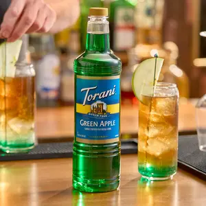 Torani Sugar Free Green Apple Flavored Syrup - 1 Liter