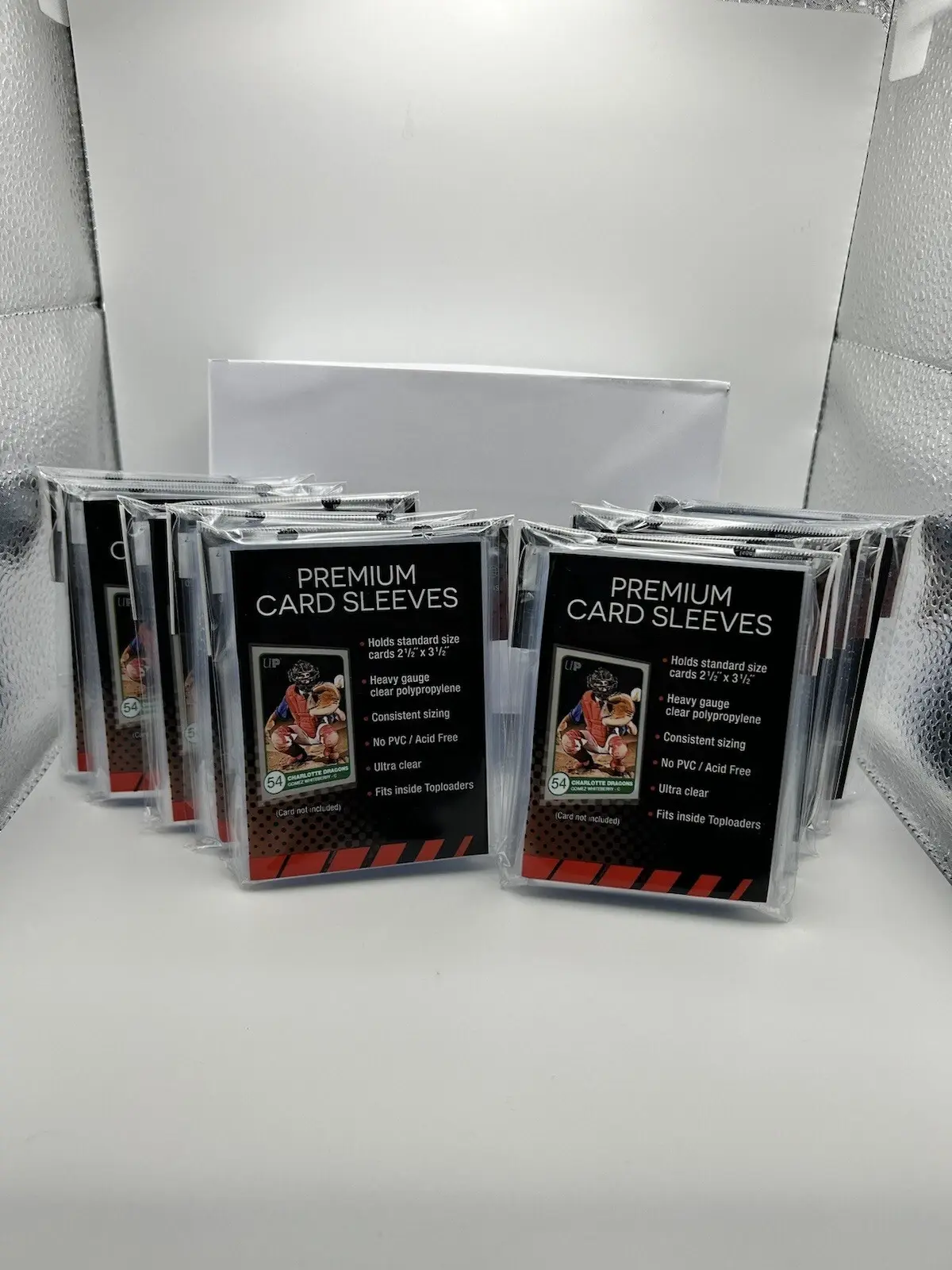 Ultra Pro PREMIUM Soft Sleeves 10 Packs of 100 for Standard Cards, 1000 total