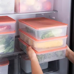 ANJUKE 2PCS Plastic Storage Container with Lid – 4.4L Cupcake Carrier – Leakproof Cookie Storage Container Airtight – BPA-Free Plastic Container with Lid for Food Storage, Meal Prep, Leftovers, Cupcakes pantry travel outdoor picnic kitchen