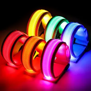 11.10  L-A030 6PCS Glow in the Dark Wristbands: Multicolor LED Light Up Bracelets for Kids, Perfect for Night Events & Party Supplies