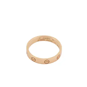 Pre-owned CARTIER Mini love ring #52 Ring K18 Pink Gold Ladies JLP017784 Joyce