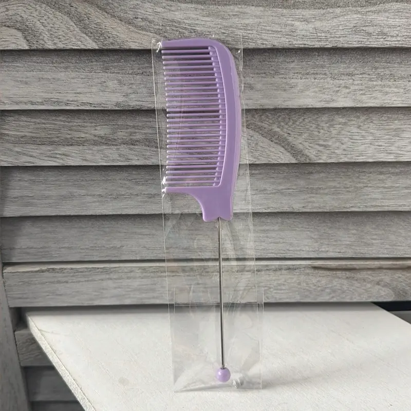 Customizable Beaded Comb