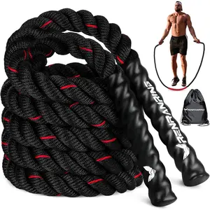 Weighted Jump Rope for Men and Women, 3lb 4lb 5lb Adult Heavy Skipping Rope, Jumprope for Fitness,Workout Equipment, Fitness Equipment for  Gym Exercise,Improve Strength and Building