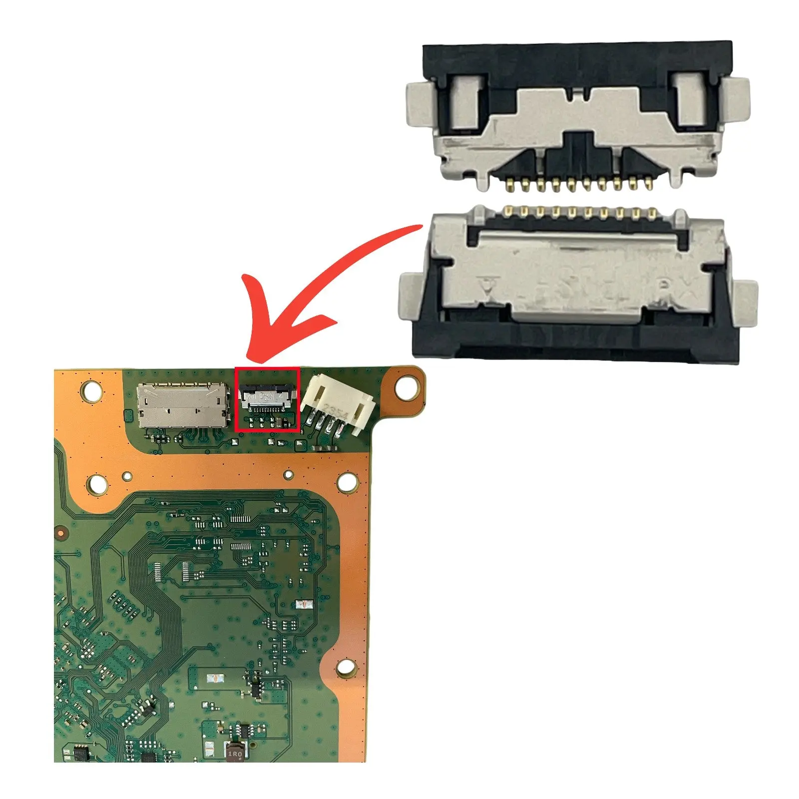 Microsoft Xbox Series X NEXUS Power Button FPC Connector Replacement Part, Gaming Console Accessories