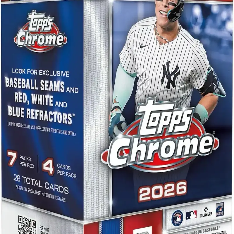 Topps Chrome Baseball Blaster Box 2026 Topps Chrome Baseball Blaster Box 2026