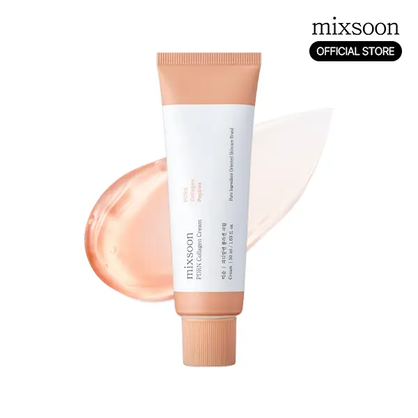 [mixsoon Official Shop] PDRN Collagen Cream (1.69 Fl. Oz/50ml) - Plant-Based PDRN, Hyaluronic Acid, Gentle Moisturizing, Collagen Deep Hydration, Lightweight Korean Gel Daily Moisturizer for Elasticity, Glass Skin, Hydrate, Moisture, Selfcare