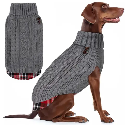 KYEESE Cozy Dog Sweater Warm Knitwear For Pets Cute Puppy Fashion Winter Clothes Comfortable Pet Apparel