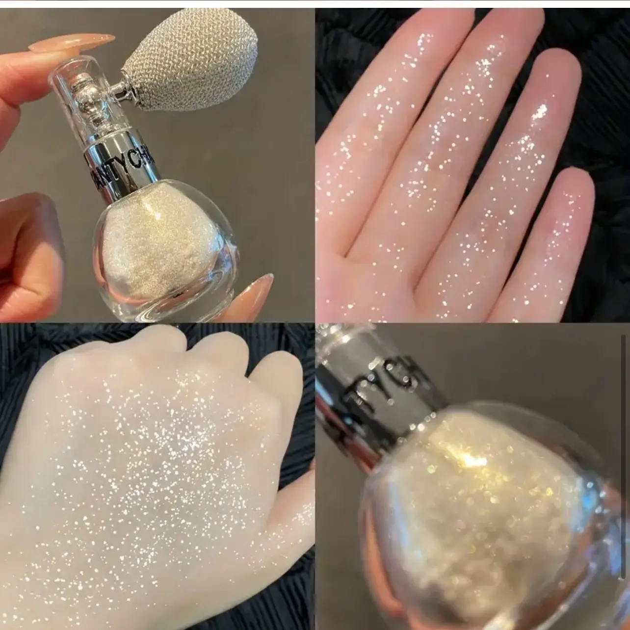 Polarized Diamond Shine Sparkling Glitter Body Highlighter Powder - Chameleon Fragrance for Bridal Makeup and Everyday Bronzer Shimmer Cosmetic