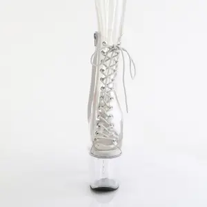 7 Inch Heel BLISS-1016C Clear
