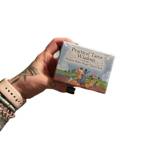 Practical Tarot Wisdom Cards: Beginner-Friendly Pocket-Sized 78-Card Deck with Positive, Uplifting Meanings and Advice on the Cards