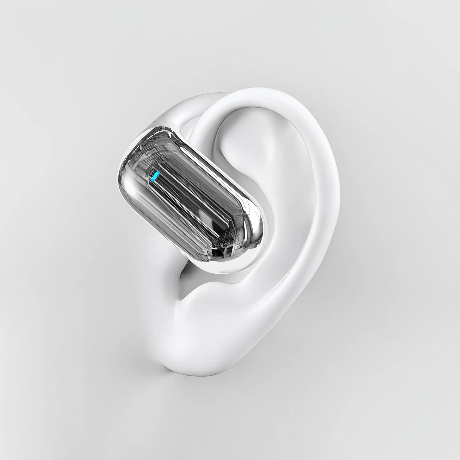 YYK-Q16 Open Bone Conduction Bluetooth Headphones,Smart Digital Display ,Wireless Bluetooth Earphones for Business Travel