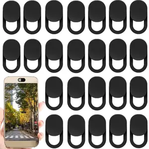 25Pcs Webcam Cover 0.03 inch Ultra Thin Slim Laptop Camera Cover Slide for iPhone iPad MacBook Pro Computer iMac Cell Phone PC Accessories Camera Blocker Slider, Great for Privacy