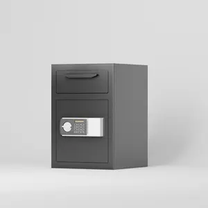 (High end and high-quality)Digital Depository Safe Made of Carbon Steel Electronic Code Lock Depository Safe with Deposit Slot Depository Box for Home Hotel Restaurant and Office
